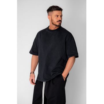 Tricou Oversize Prespalat Black 20715 - Negru