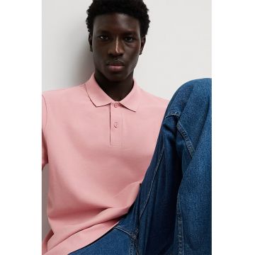 Tricou polo regular fit - Roz deschis