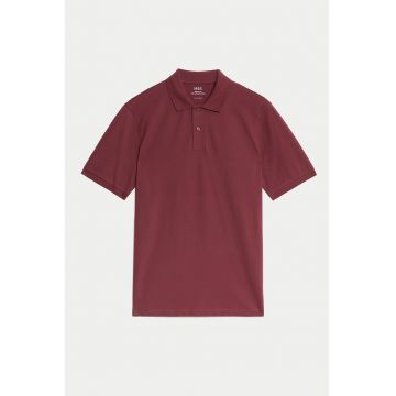 Tricou polo regular fit - Visiniu