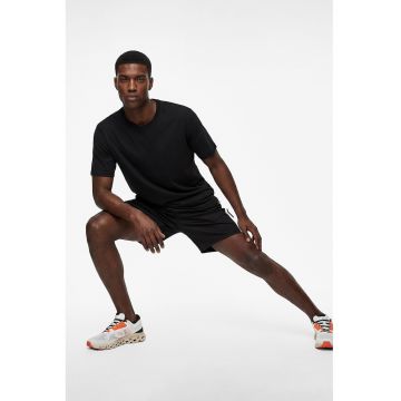 Tricou regular fit de bumbac - Negru