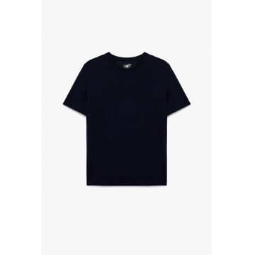 Tricou regular fit uni - Albastru ultramarin