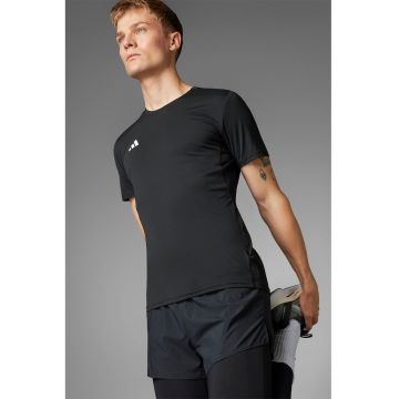 Tricou slim fit pentru alergare Adizero - Negru
