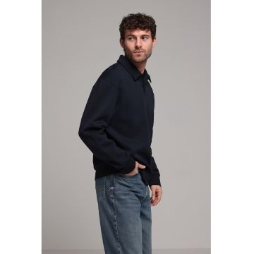 Bluza polo uni - Bleumarin