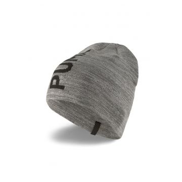 Caciula cu imprimeu logo Essentials Classic - Gri melange