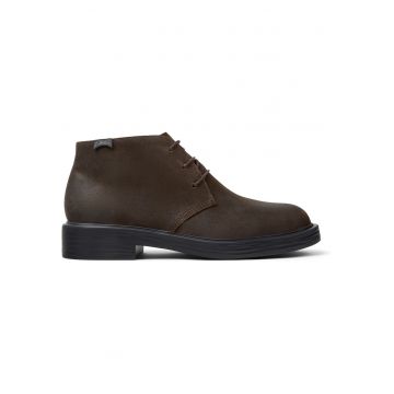 Ghete de piele nabuc Dean - Maro