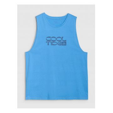 Maiou Barbati  Bumbac 100% - Alb Ecru - Albastru