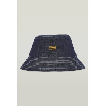 Palarie bucket din amestec de bumbac - Albastru inchis