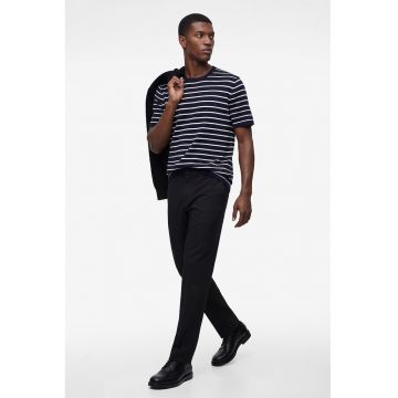 Pantaloni Chino cu croiala relaxed-fit - Negru