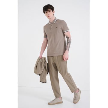 Pantaloni conici cu talie elastica - Verde masliniu