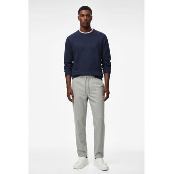 Pantaloni cu talie ajustabila - Gri deschis