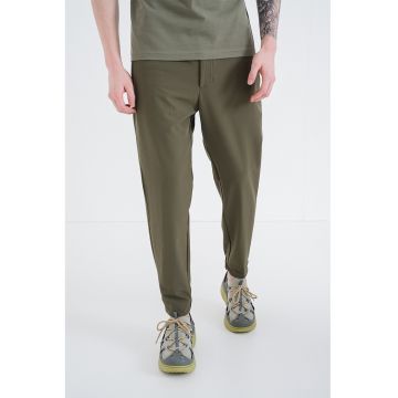 Pantaloni de trening cu croiala conica Flex - Kaki inchis