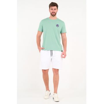 Pantaloni scurti cu snur - Alb