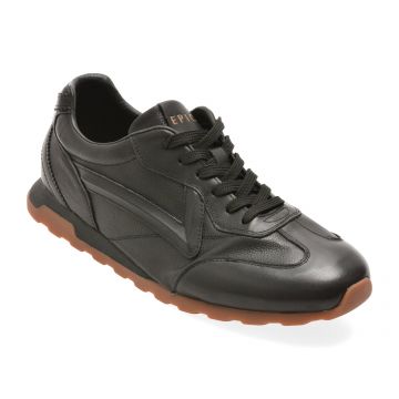 Pantofi sport EPICA negri, 59877, din piele naturala