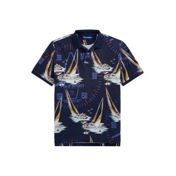 Tricou barbati  bleumarin - bumbac -