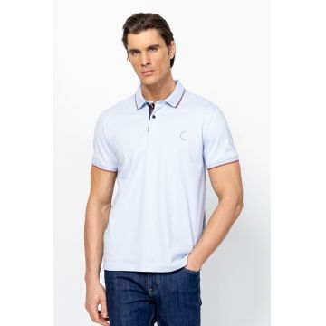 Tricou din bumbac Dandy - Rosu/Albastru deschis