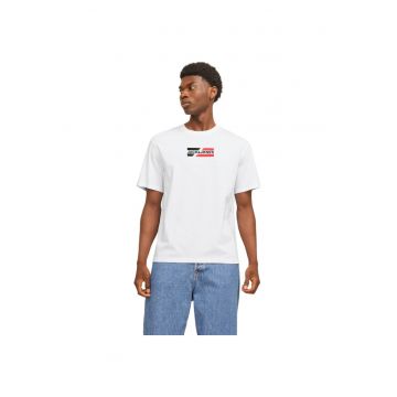 Tricou JACK &JONES Corp Graphic 38420 - Alb