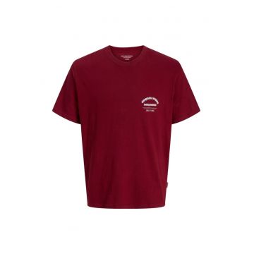 Tricou JACK &JONES Meadows Typo 50213 - Rosu