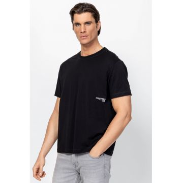 Tricou lejer din bumbac Mito - Negru