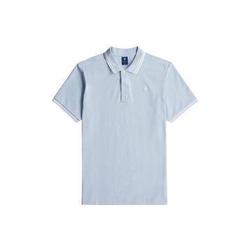 Tricou polo slim fit Dunda - Albastru deschis