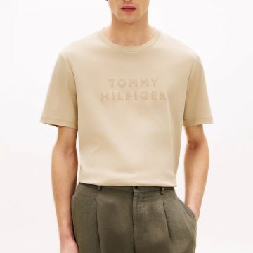 Tricou Tommy Hilfiger MIX MEDIA INTERLOCK TEE