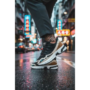 Adidasi barbati casual  negri A106 N9-3