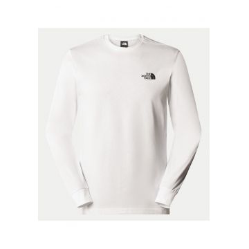 Bluza pentru barbati -  bumbac - cu imprimeu - alb