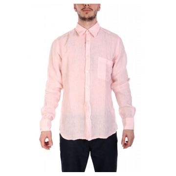 Camasa barbati -  casual - roz - din in