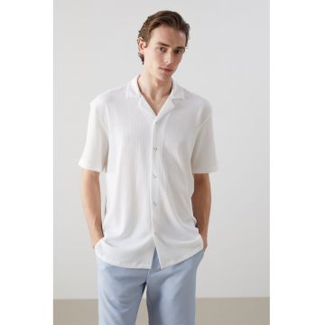 Camasa uni cu maneci scurte - Alb