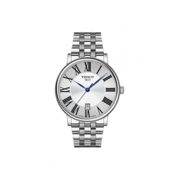 Ceas barbatesc -  Otel inoxidabil - Argintiu