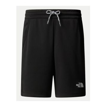 Pantaloni scurti barbati -  poliester reciclat - negru