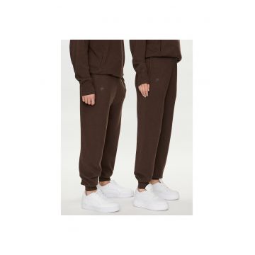 Pantaloni sport  unisex - maro inchis - material confortabil -