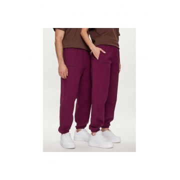 Pantaloni unisex  violet - de trening
