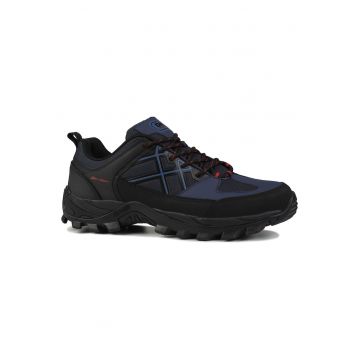Pantofi sport barbati -  trekking - culoare albastru - material sintetic