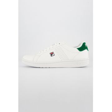 Pantofi sport de piele ecologica cu logo brodat Crosscourt 2 - Alb/Verde