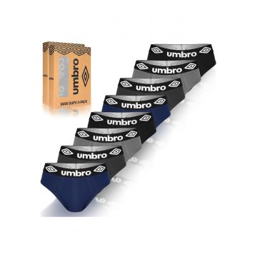 Set 8 chiloti barbati -  Bumbac - Multicolor - Multicolor