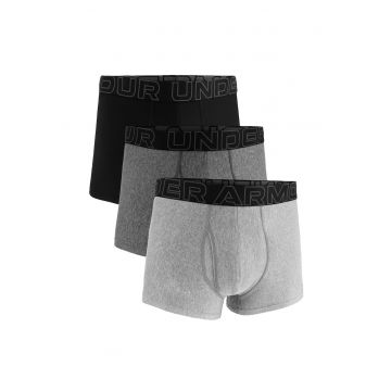 Set de boxeri cu banda logo in talie 174107 - 3 perechi - Negru/Gri