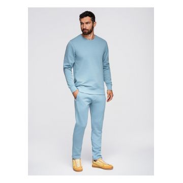Set de trening bluza si pantaloni de jogging  Z122 - Albastru deschis
