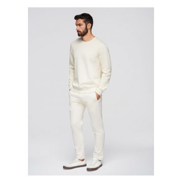 Set de trening bluza si pantaloni de jogging  Z122 - Crem