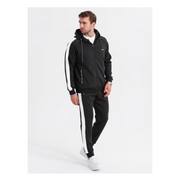 Set de trening hanorac si pantaloni de jogging  Z118 - Negru