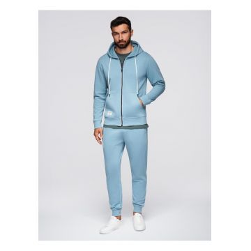 Set de trening hanorac si pantaloni de jogging  Z119 - Albastru deschis