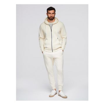 Set de trening hanorac si pantaloni de jogging  Z119 - Crem