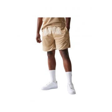 Short  Mesh Graphic Oversized 58136 - Bej