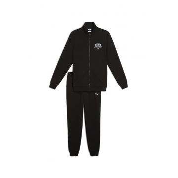 Trening din amestec de bumbac cu guler mediu