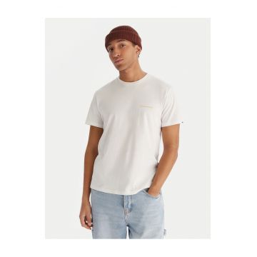 Tricou barbat  alb - din bumbac