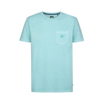 Tricou barbati -  albastru - 100% bumbac -