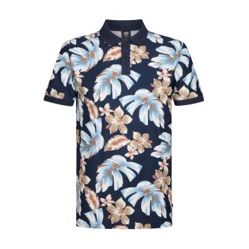 Tricou barbati -  bleumarin - 100% bumbac organic - 65987 - Multicolor/Bleumarin