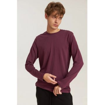 Tricou cu maneca lunga barbat uniton fara gluga din bumbac