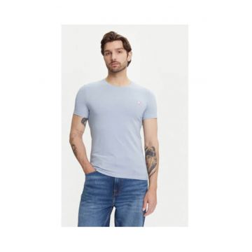 Tricou elastic cu logo discret