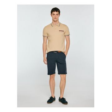 Tricou polo cu garnituri contrastante