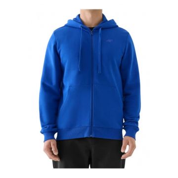 Hanorac barbati -  cu fermoar - albastru - sportiv - pentru recreere si turism